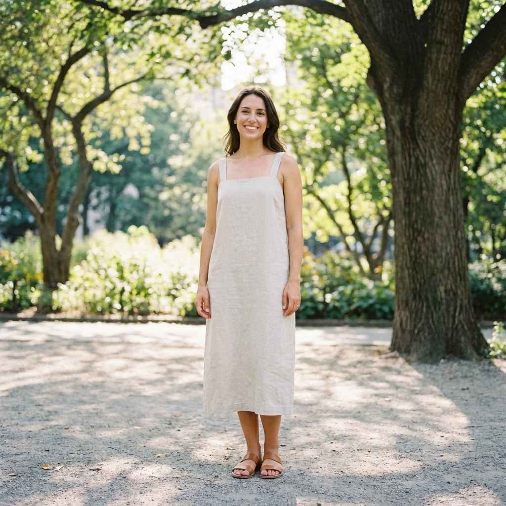 Example of well-framed full body photo