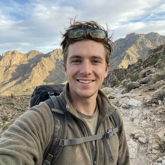 Man hiking